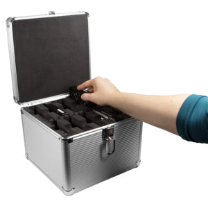 LogiLink UA0193 Housse de disques de stockage Synthétique ABS Argent
