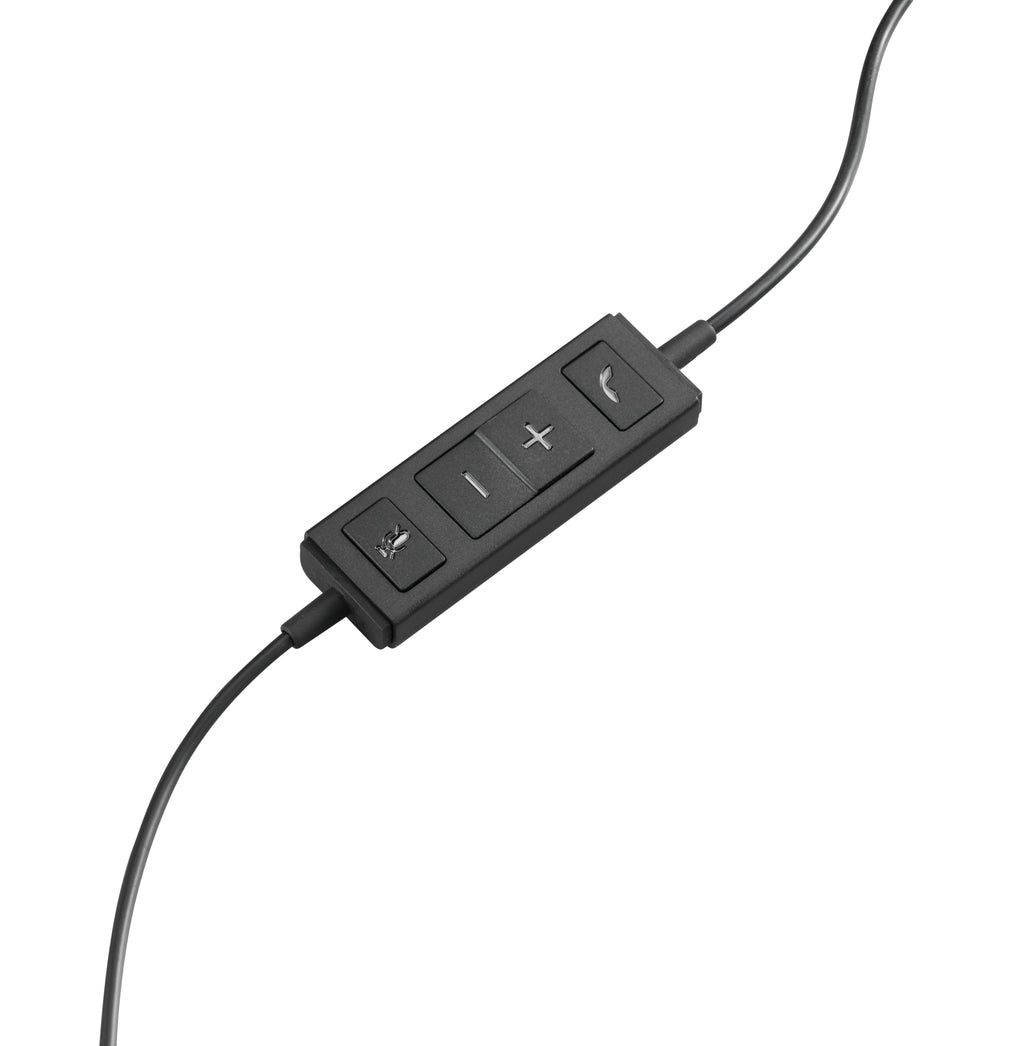 Logitech USB Headset H570e Kablet Høretelefoner Sort