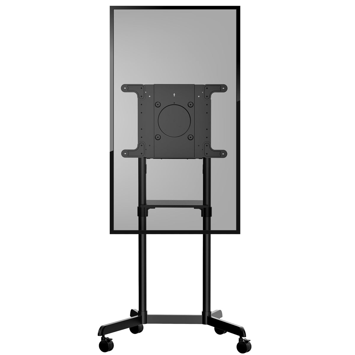 StarTech.com Chariot Meuble TV - Support TV sur Roulettes Portable pour Écrans VESA 37-70" (70kg) - Pied TV avec Étagère de Rangement - Inclinable - Gabarit de Montage Universel Télévision - vue 6