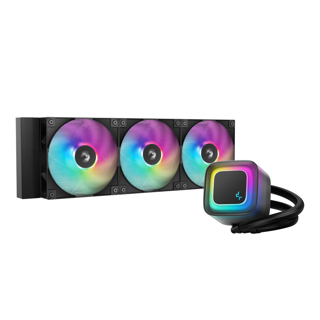 Deepcool LE360 V2 Kit de Refroidissement Liquide AIO, 360mm, Noir, Ventilateurs 120mm
