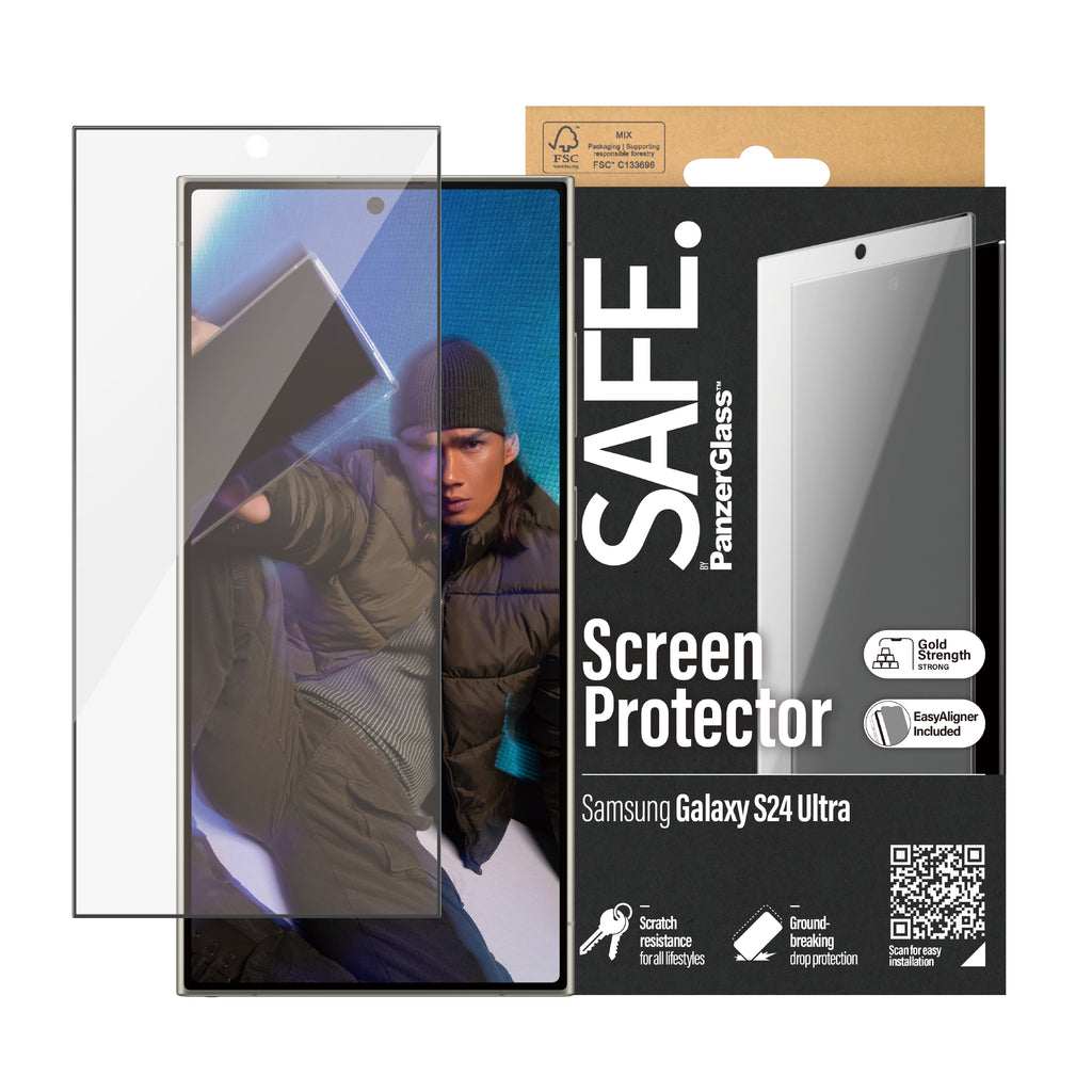 PanzerGlass PanzerGlass SAFE95668 écran et protection arrière de téléphones portables Protection d'écran transparent Samsung 1 pièce(s)