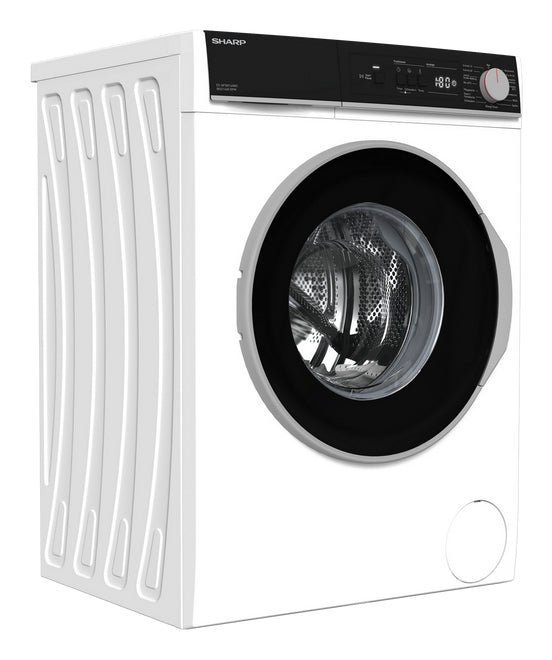 Sharp ES-NFA714BW1NA-DE machine à laver Charge avant 7 kg 1400 tr/min Blanc - vue 3