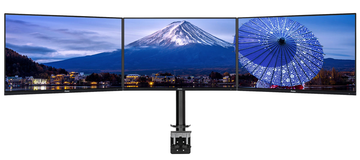 iiyama Desk Mount Support Bureau pour Écran 68,6 cm (27") Noir
