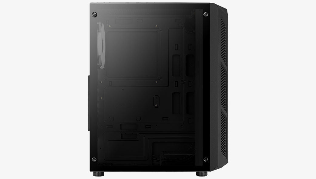 Aerocool Prime-G-BK-v2 Midi Tower Noir - vue 5