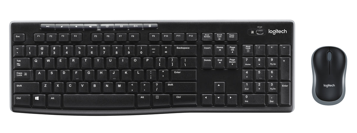 Logitech MK270 Wireless Combo Sæt med mus og tastatur Trådløs Fransk