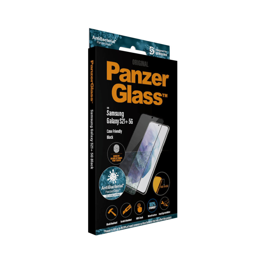 PanzerGlass Protection d'écran pour Samsung Galaxy S21+ 5G, Verre Trempé Transparent, 1 pièce