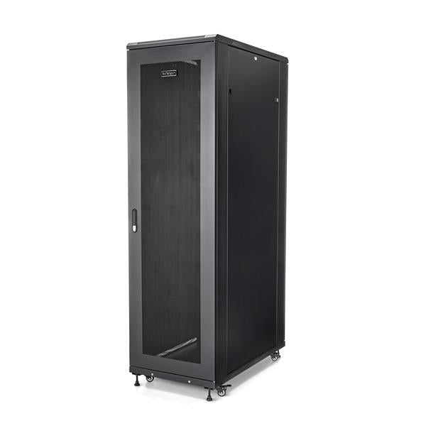 StarTech.com Rack Serveur 42U à 4 Montants, Rack de Données 19" pour le Montage d'Équipements Audiovisuels/IT et d'Ordin