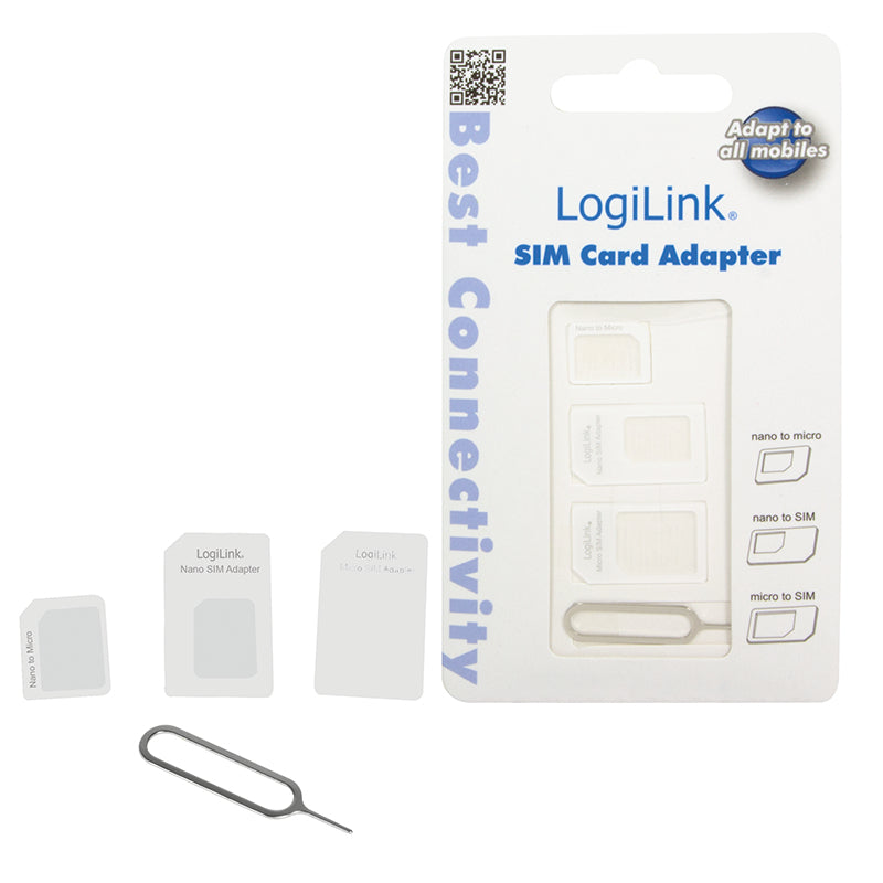 LogiLink AA0047 SIM / flash adaptateur de carte mémoire Adaptateur carte sim