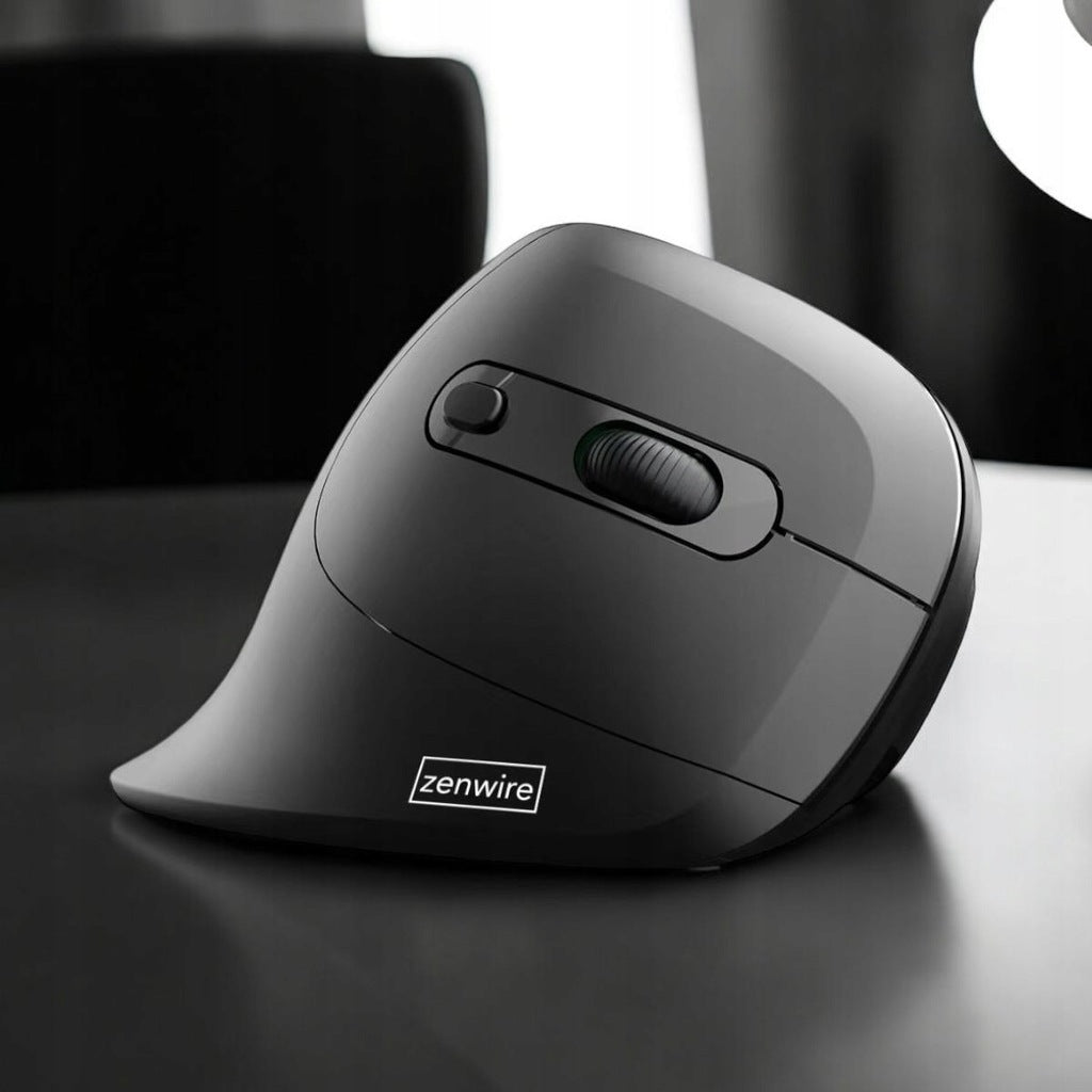Souris sans fil verticale pour ordinateur de bureau, ordinateur portable et PC Zenwire WL-159