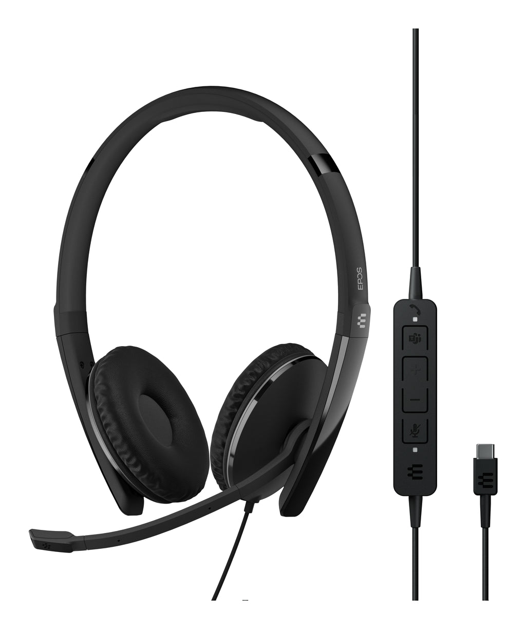 EPOS ADAPT 160T ANC USB-C Kablet Høretelefoner Sort