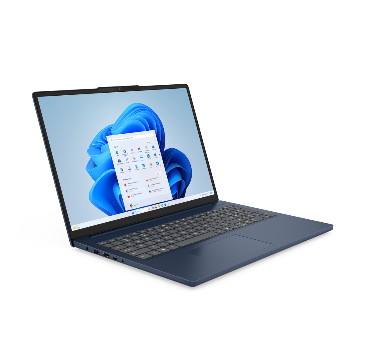 Lenovo IdeaPad Slim 3 16ARP10 AMD Ryzen™ 7 170 Ordinateur portable 40,6 cm (16") WUXGA 16 Go DDR5-SDRAM 1 To SSD Wi-Fi 7 (802.11be) Windows 11 Home Allemand Bleu