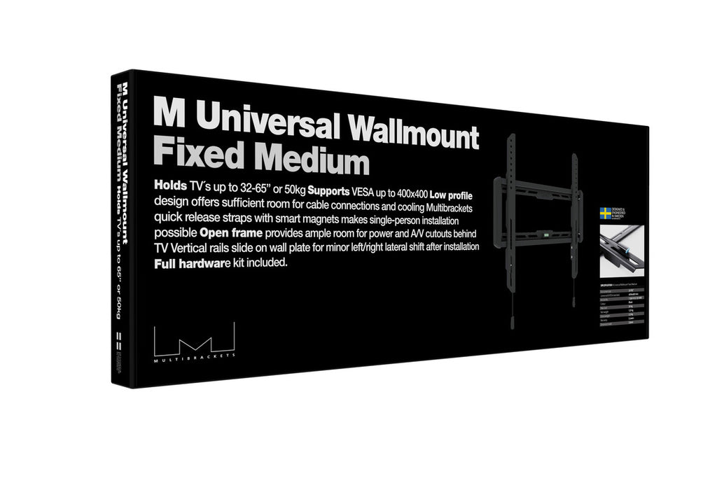 Multibrackets 1008 support pour téléviseur 165,1 cm (65") Noir