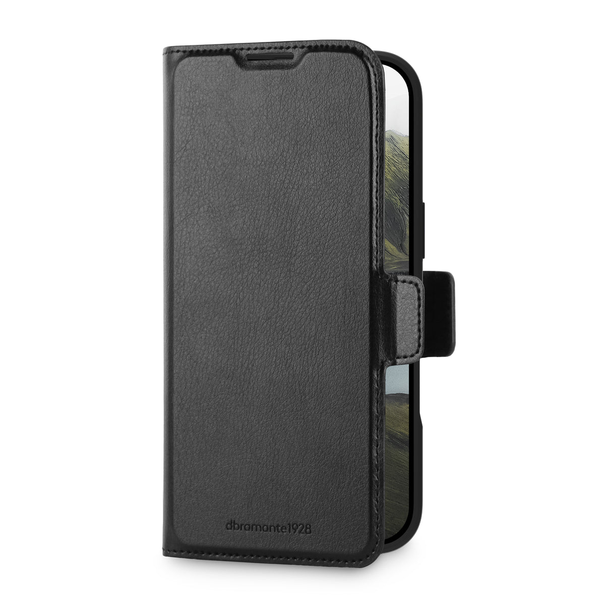 dbramante1928 Oslo Pro MS Coque Folio Porte Carte pour iPhone 17 Air 6.7", Noir