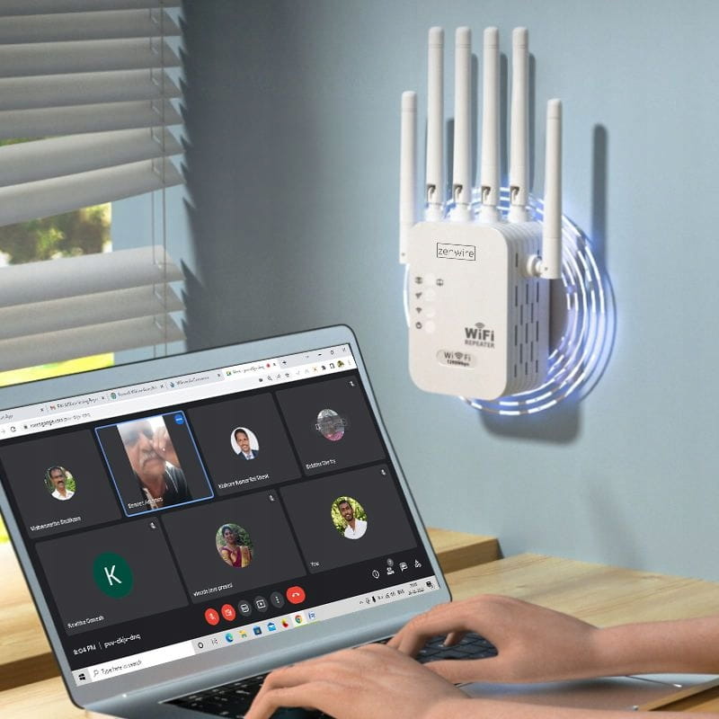 Amplificateur de signal WiFi 5, répéteur et point d'accès extérieur Zenwire WD-R1201U, 1 200 Mb/s