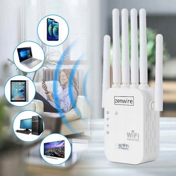 Amplificateur de signal WiFi 5, répéteur et point d'accès extérieur Zenwire WD-R1201U, 1 200 Mb/s