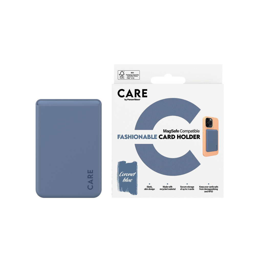 PanzerGlass CARE™ by ® Card Holder Blue iPhone coque de protection pour téléphones portables Housse Bleu - vue 2