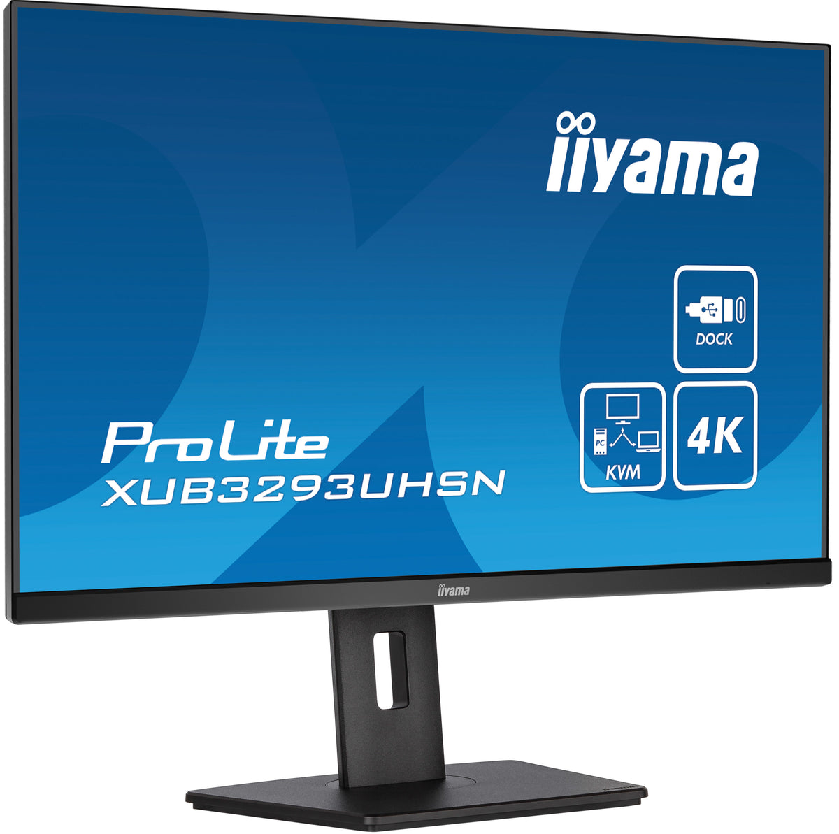 iiyama ProLite XUB3293UHSN-B5 écran plat de PC 80 cm (31.5") 3840 x 2160 pixels 4K Ultra HD LCD Noir - vue 3