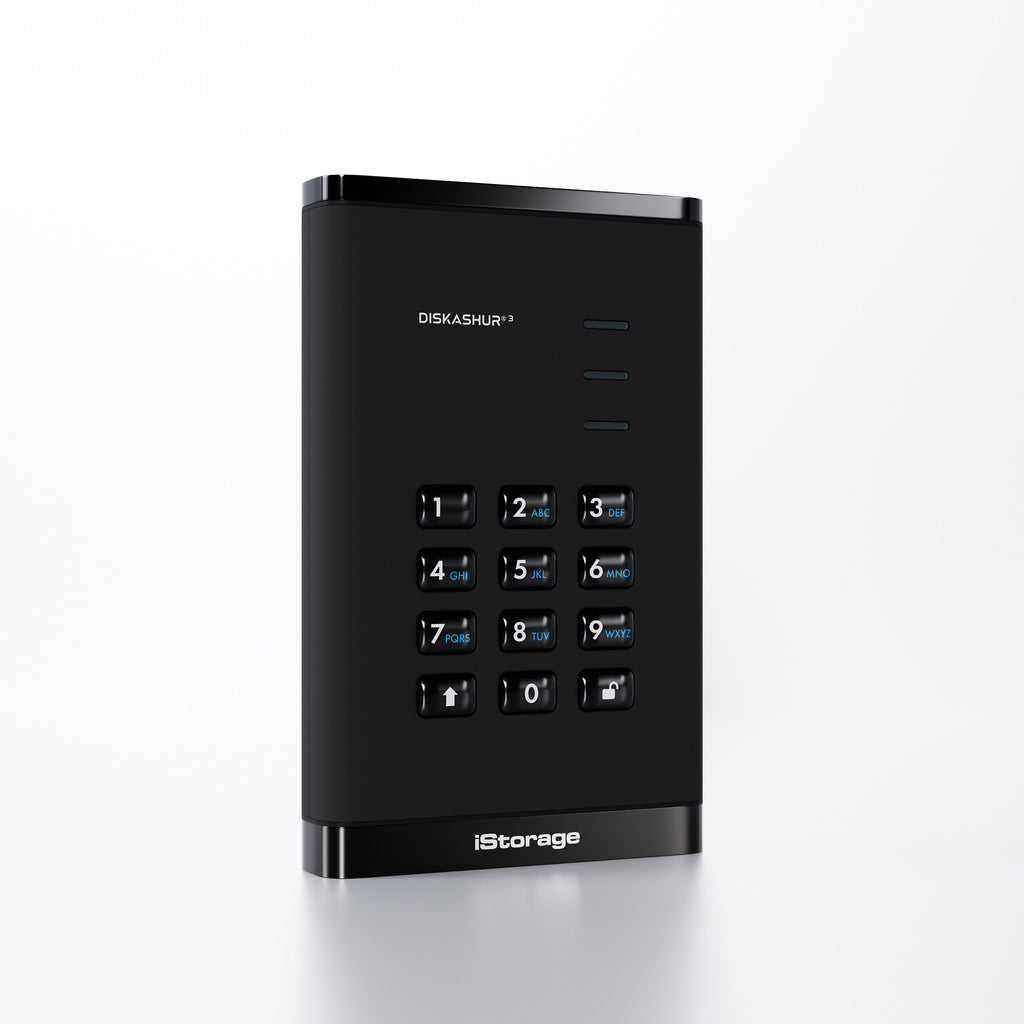 iStorage diskAshur3 HDD 256-bit 5TB - Black - vue 2