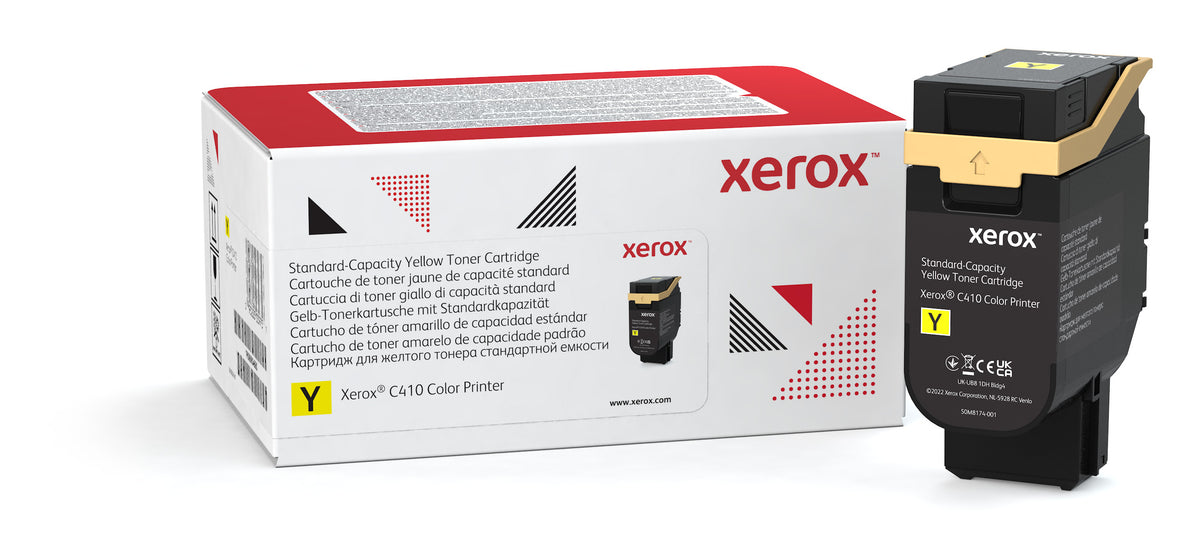 Xerox Cartouche de toner Jaune de Capacité standard Imprimante couleur ® C410/multifonctions ® VersaLink® C415 (2000 pages) - 006R04680