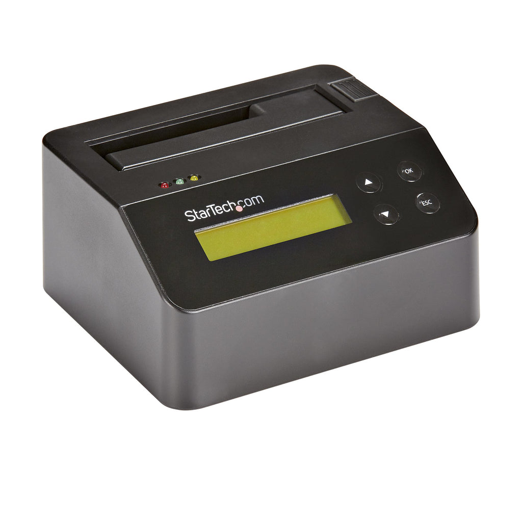 StarTech.com Effaceur de Disque Dur Baie Unique USB 3.0 vers SATA II, 9 Modes d'Effacement, Écran LCD, Conforme TAA