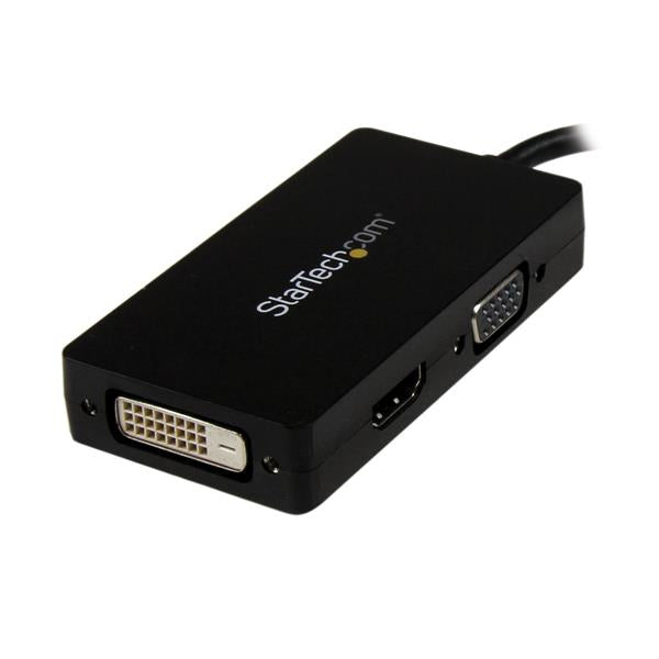 StarTech.com Adaptateur de voyage DisplayPort vers VGA / DVI / HDMI - Covertisseur vidéo 3-en-1