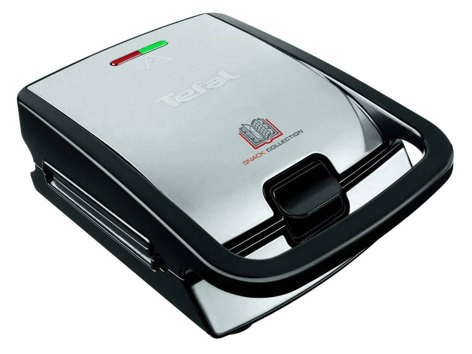 Tefal Snack Collection SW852D gaufrier et appareil à croque-monsieur 700 W Noir, Acier inoxydable