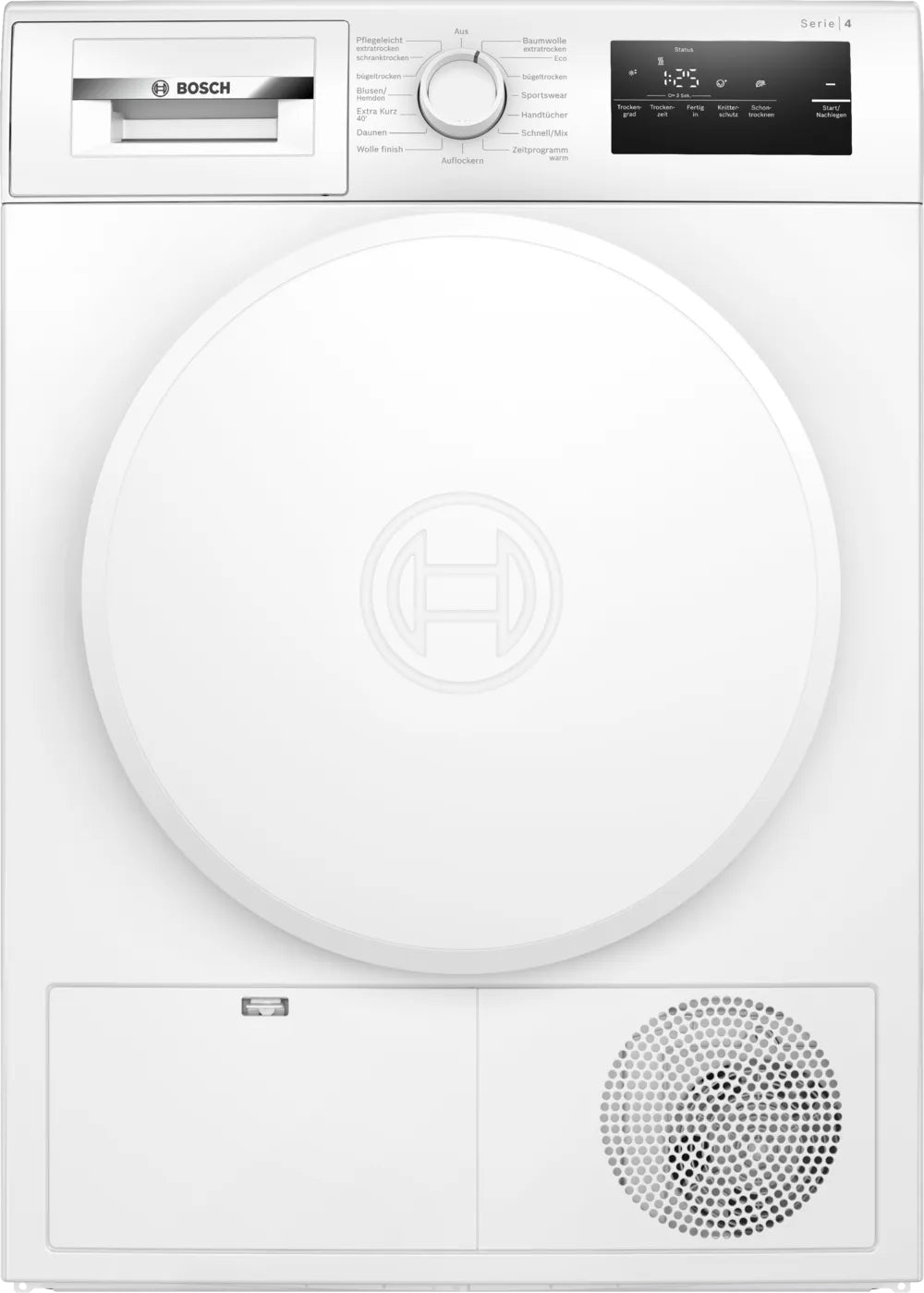 Bosch Bosch WTH83004 sèche-linge Pose libre Charge avant 8 kg Blanc