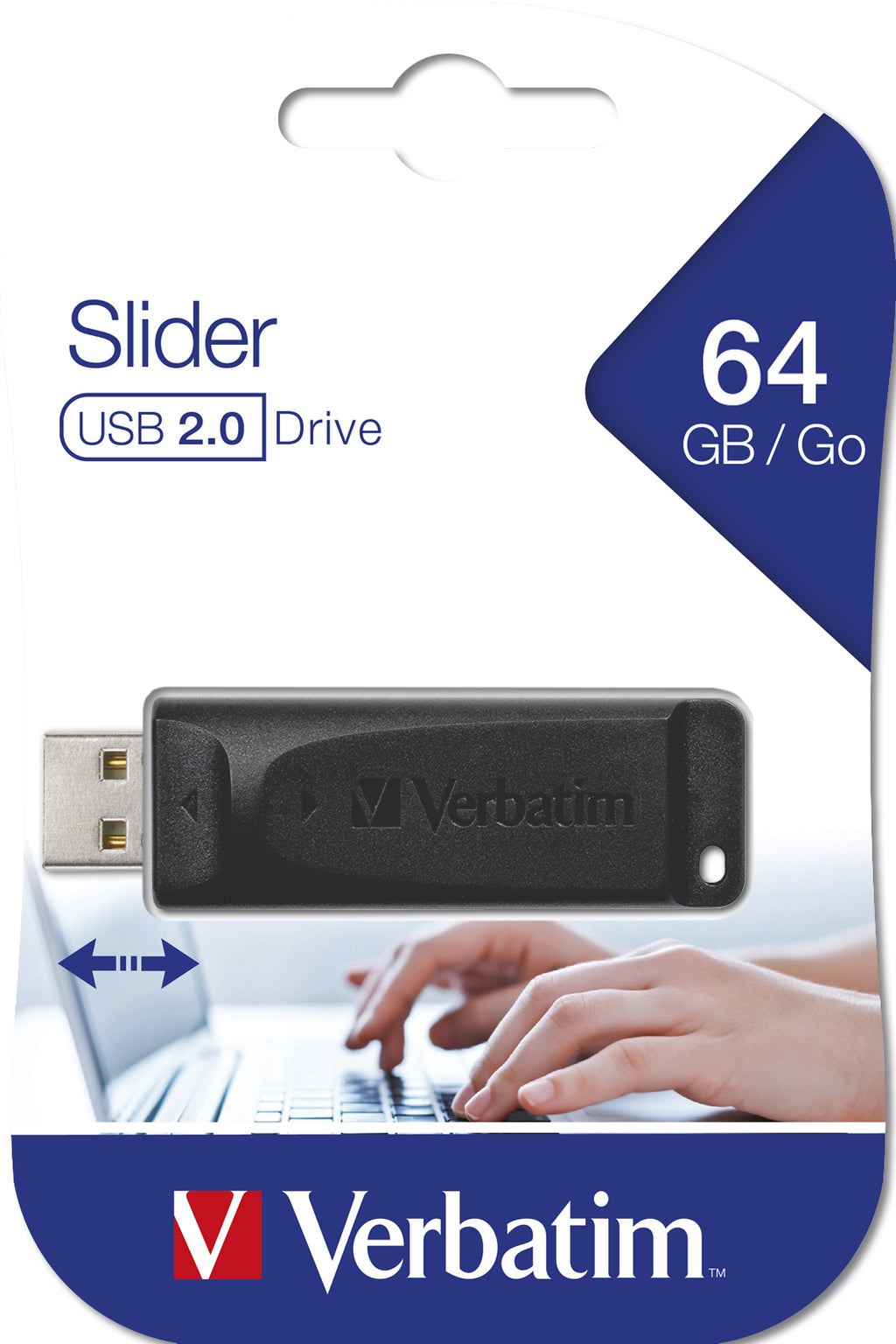 Verbatim Clé USB Slider (64 Go)