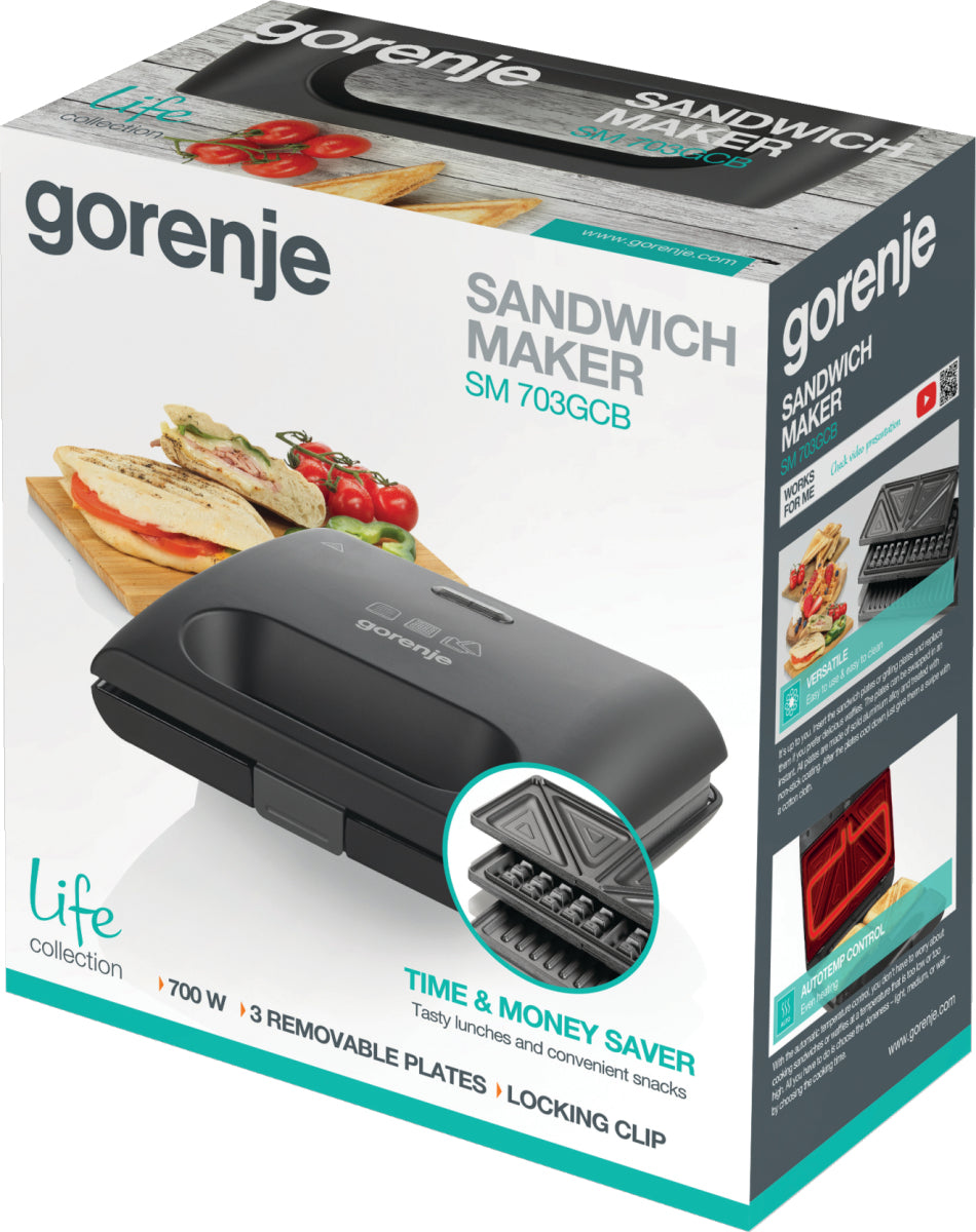 Gorenje SM703GCB 700 W Noir