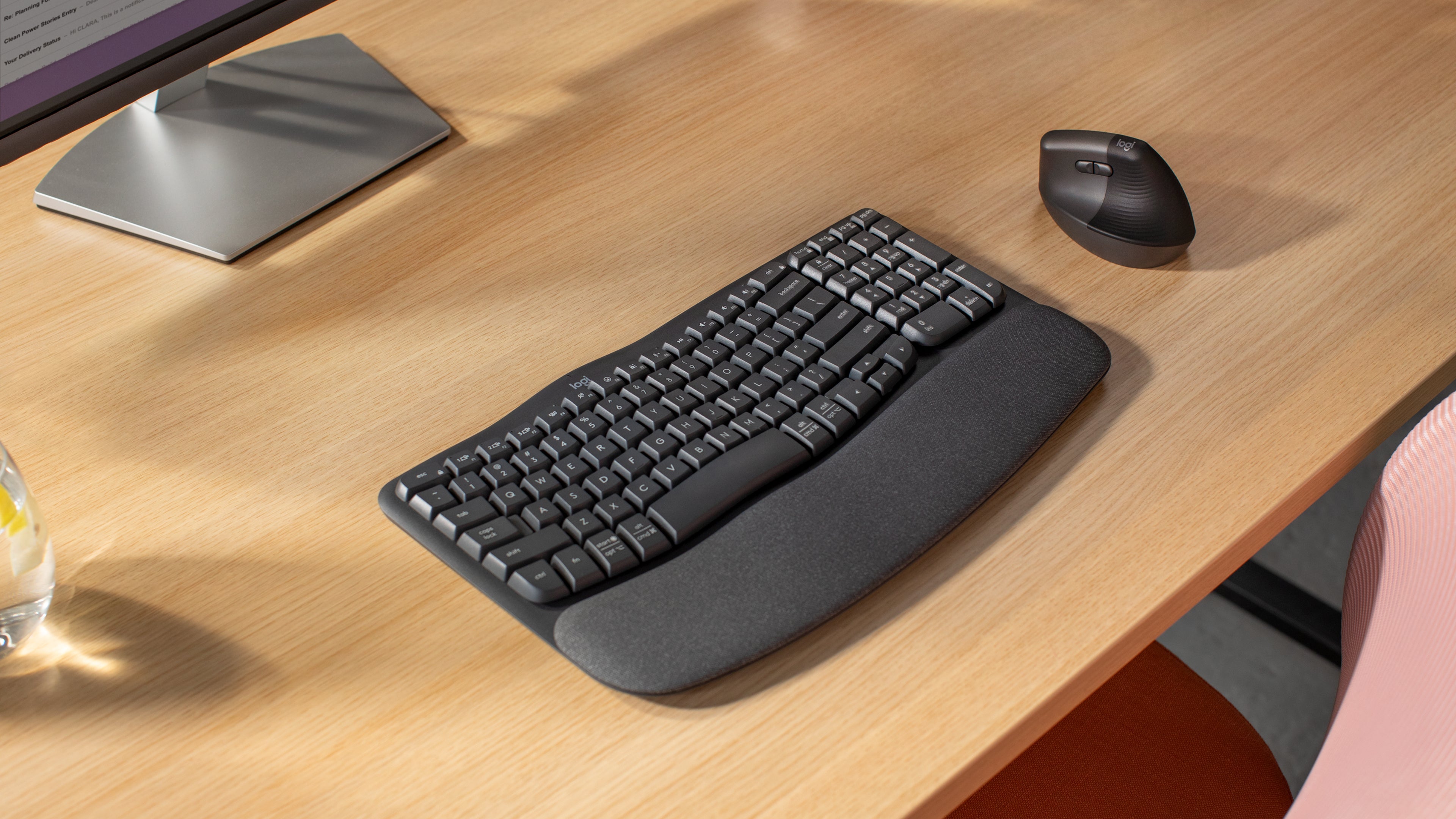 Logitech 920-012298 teclado Oficina RF Wireless + Bluetooth QWERTY Nórdico Grafito