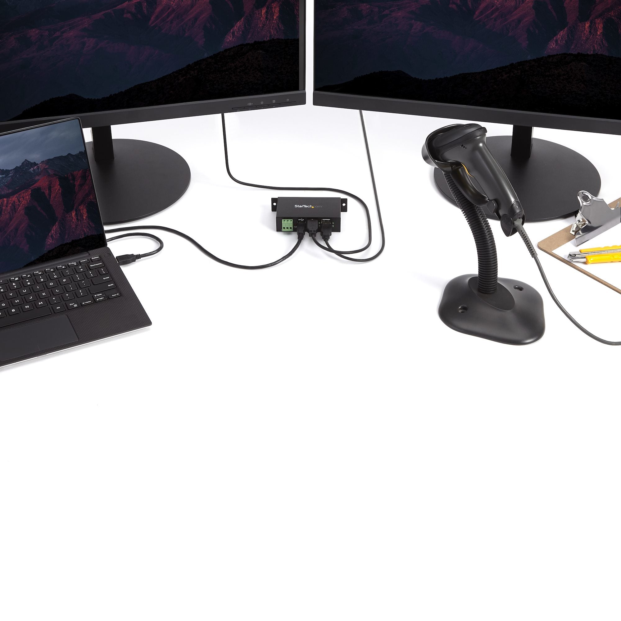 StarTech.com Hub USB industriel robuste 4 ports montable