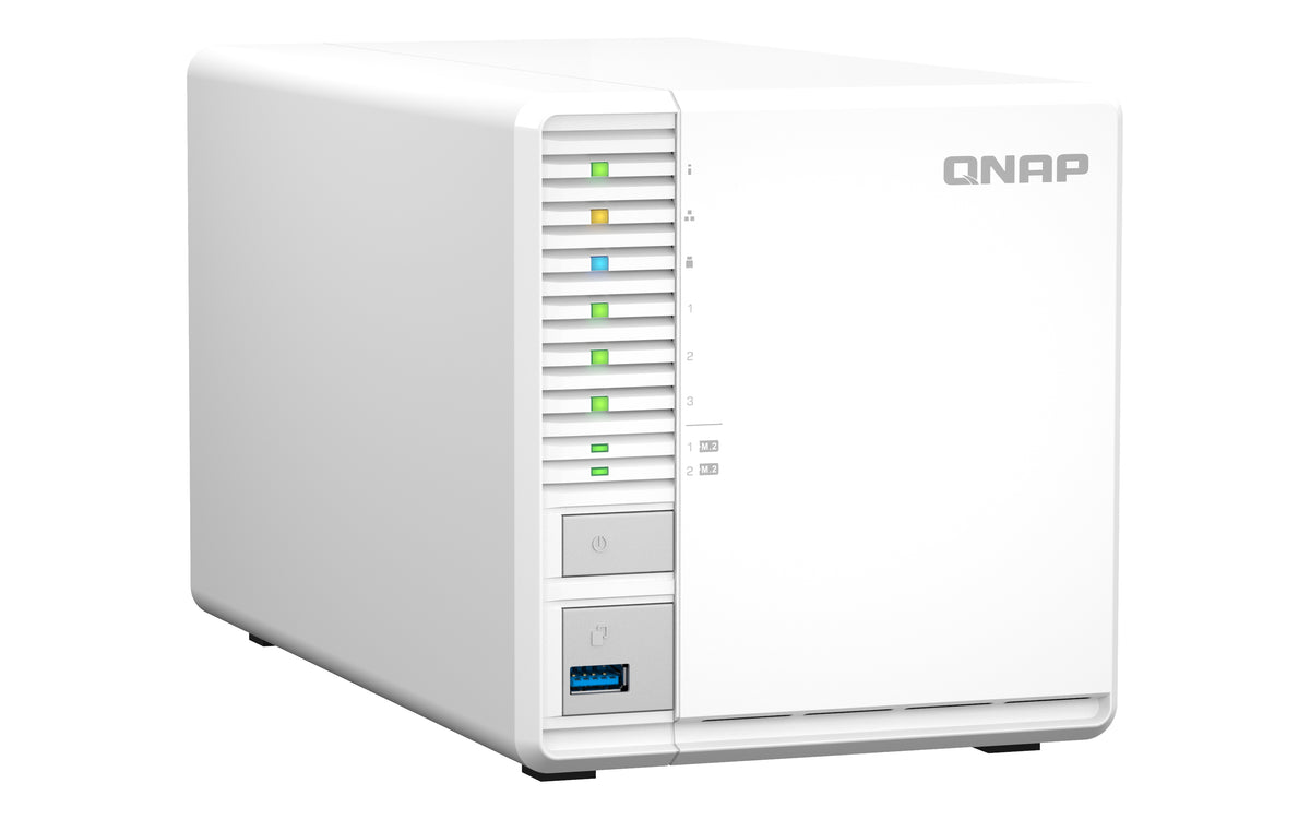 QNAP TS-364 NAS Tower Intel Celeron N5095 8 Go DDR4 Blanc