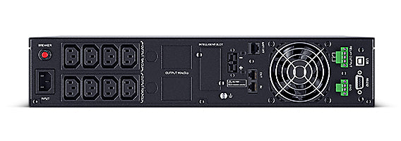 CyberPower OLS2000ERT2UA-B alimentation d'énergie non interruptible Double-conversion (en ligne) 2 kVA 1800 W 8 sortie(s) CA
