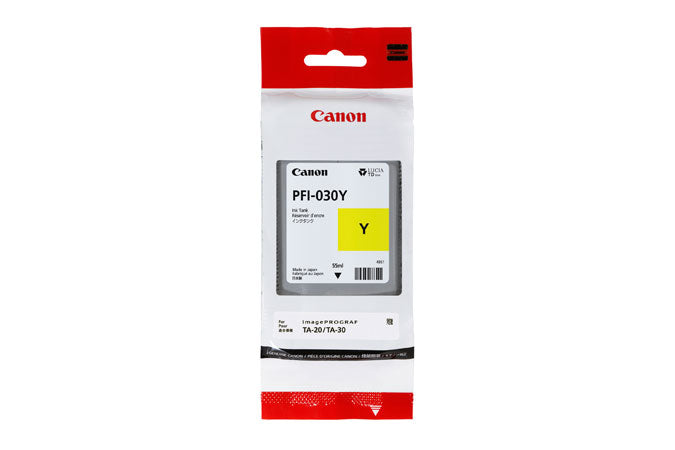 Canon PFI-030Y Cartouche d'Encre Originale, Jaune