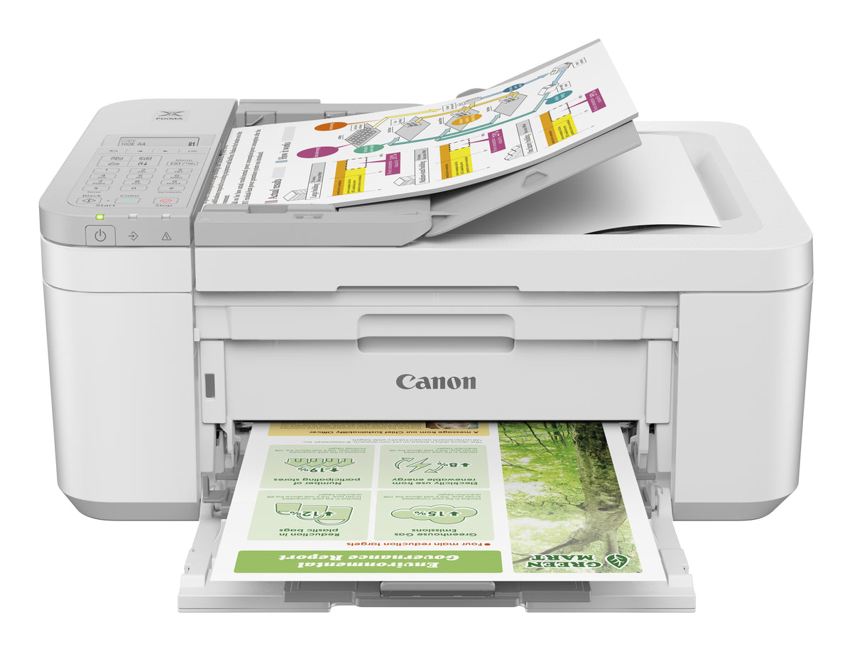 Canon PIXMA TR4756i Imprimante Jet d'encre A4, 4800 x 1200 DPI, Wifi, Blanc