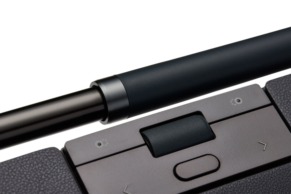 Contour Design RollerMouse Pro Slim Sans Fil avec Repose-poignet en Cuir Végan