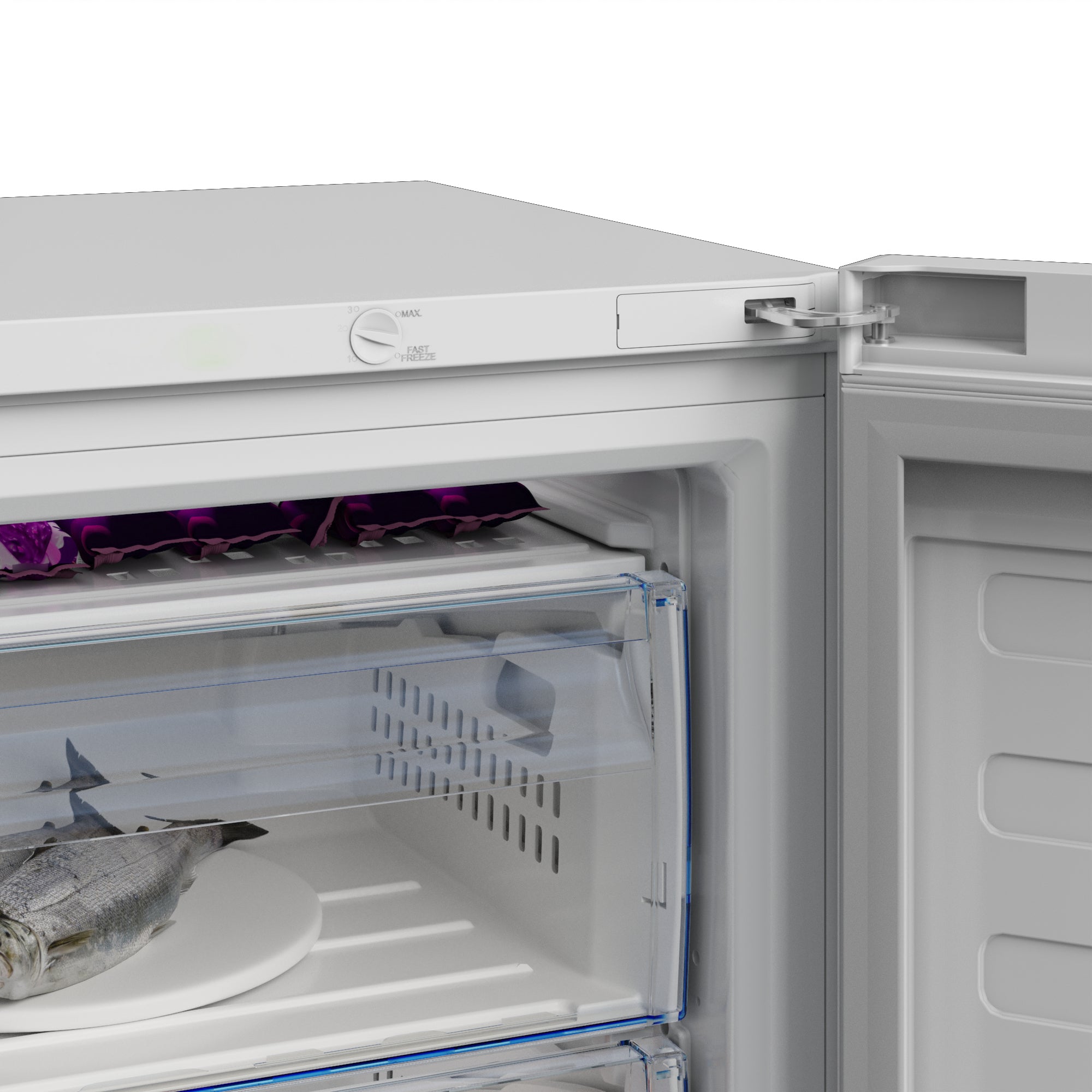 Beko RFSA240M41WN Congélateur vertical Pose libre 215 L Blanc
