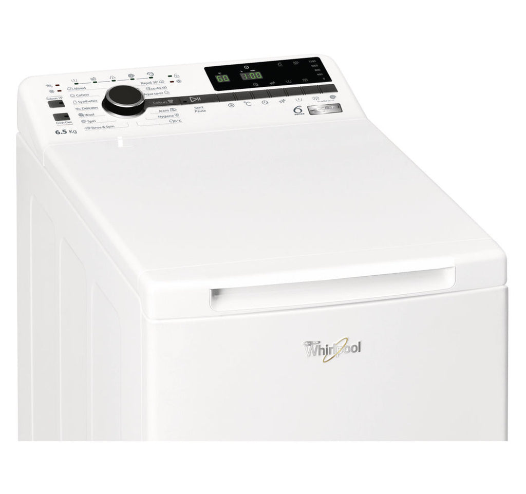 Whirlpool TDLRB 65242BS EU/N machine à laver Charge par dessus 6,5 kg 1151 tr/min Blanc