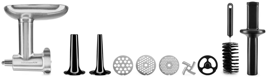 KitchenAid 5KSMMGA Hachoir à Aliments, Aluminium, Argent
