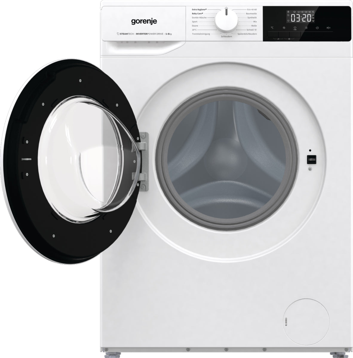 Gorenje WNHPI62SCPS/DE machine à laver Charge avant 6 kg 1200 tr/min Blanc - vue 3