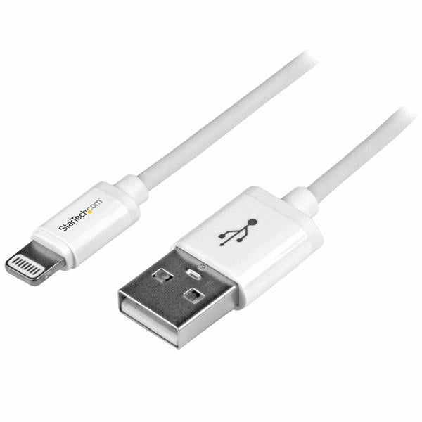 StarTech.com Câble Apple Lightning vers USB de 1 m pour iPhone, iPod, iPad - Blanc - vue 3