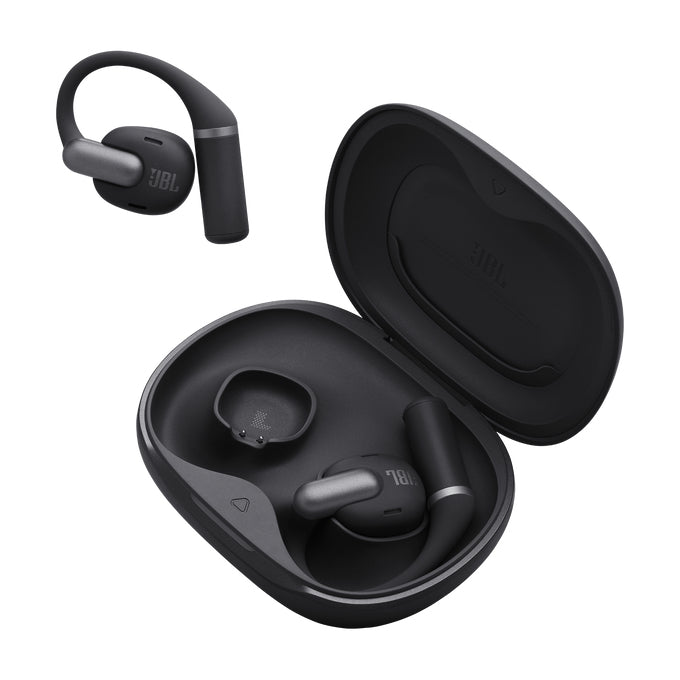 JBL Sense Pro Casque True Wireless Stereo (TWS) Crochets auriculaires Appels/Musique USB Type-C Bluetooth Socle de chargement Noir