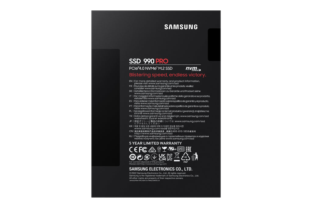 Samsung Samsung 990 PRO 4 To M.2 PCI Express 4.0 NVMe V-NAND MLC