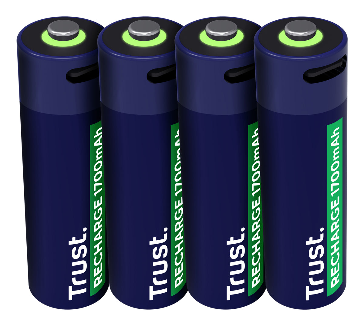 Trust 25631 Piles Rechargeables AA avec Câble USB-C