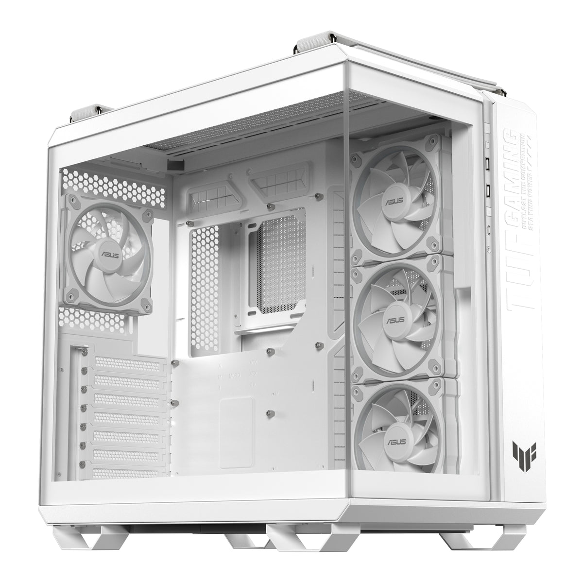 ASUS TUF GAMING GT502 Horizon TG ARGB White Midi Tower Blanc