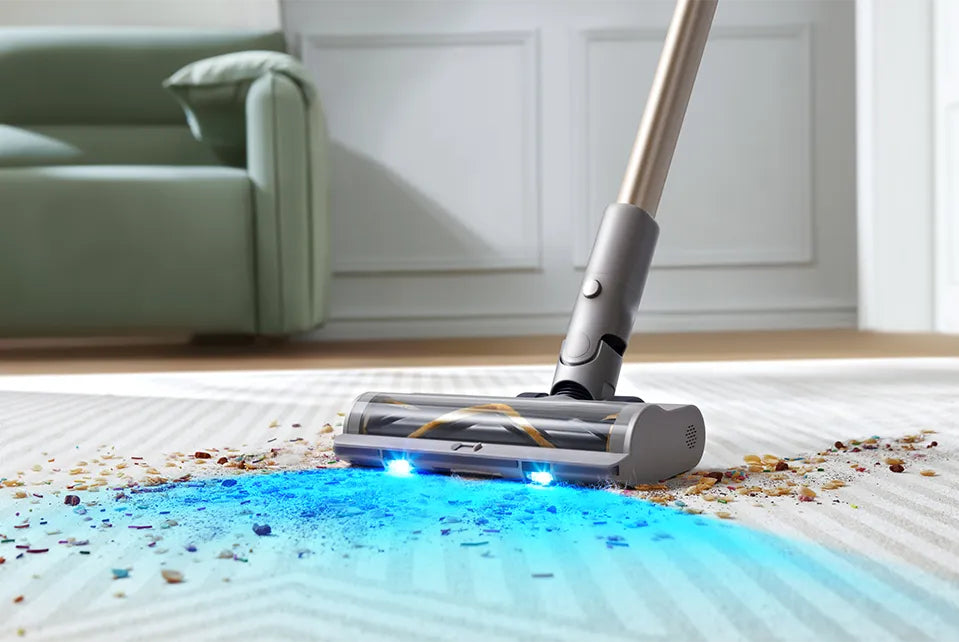 Dreame Z10 Aspirateur-balai 2 en 1 Batterie Sec mousse, Micro Sans sac 0,5 L 481 W Beige 2900 Ah