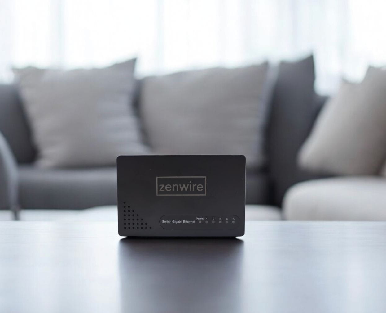 Commutateur LAN Zenwire SG1005 à 5 ports Gigabit Ethernet 1 000 Mbps