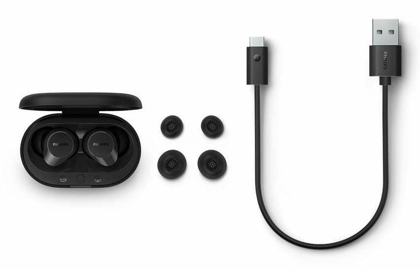 Philips TAT1209BK/00 casque True Wireless Stereo (TWS) Ecouteurs Appels/Musique Bluetooth Noir