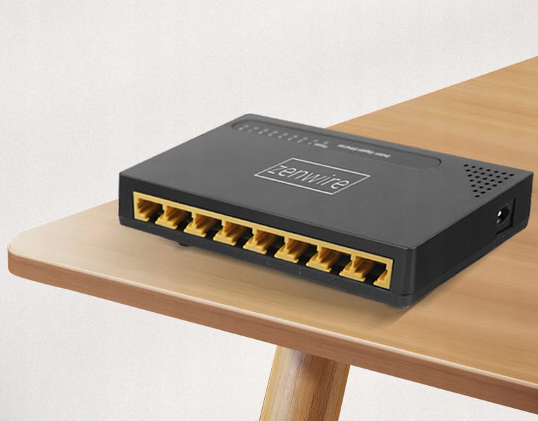 Commutateur LAN Zenwire SG1008 à 8 ports Gigabit Ethernet 1 000 Mbps