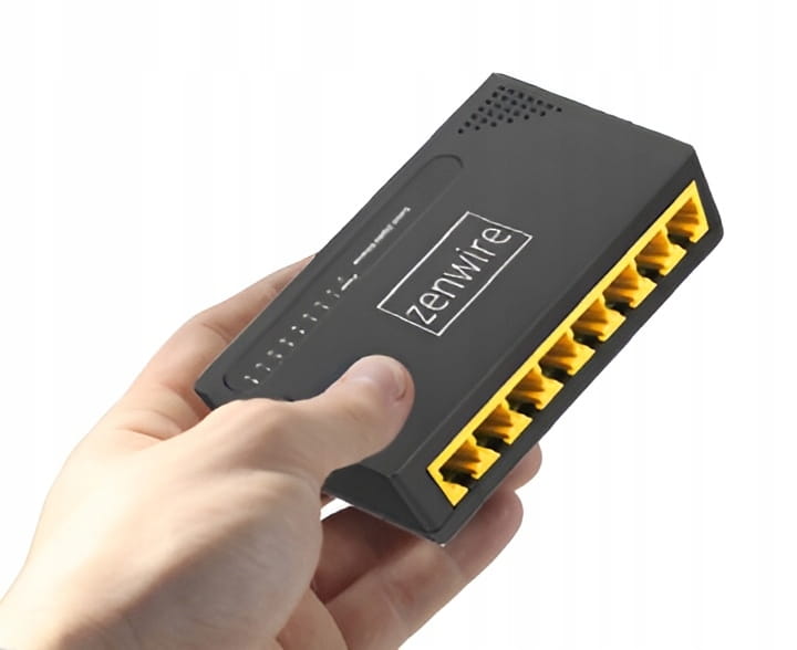 Commutateur LAN Zenwire SG1008 à 8 ports Gigabit Ethernet 1 000 Mbps